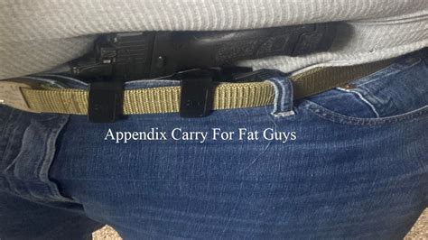 appendix carry for fat guys.